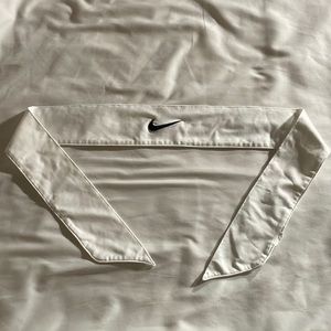 Nike white sports headband